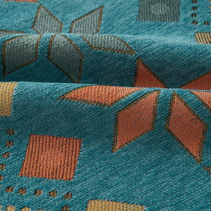 STACYPIK Green Jacquard Couch Cover Chenille Boho Sofa Covers for 3 Cushion Couch Reversible Tassels Sofa Seat Cover Blankets Scratch Proof Couch Protector Loverseat Futon Cover for Sectional-71X134IN