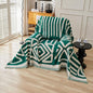 HANDONTIME Couch Cover Boho Sofa Covers Washable Forest Green Dog Covers for Couches Reversible Couch Blanket Cover Geometric Armchair Covers Dark Green, 59" X71"