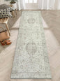 LIVEBOX Washable 2.5x8 Runner Rugs for Entryway Bathroom, Boho Kitchen Floor Mats Long Rug Runners for Hallways Non Slip, Farmhouse Low-Pile Carpet Runners for Laundry Room, Taupe