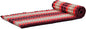 Leewadee - Foldable Floor Mattress - Japanese Roll Up Futon -Trifold Tatami Mat- Guest Floor Bed - Camping Mattress - Thai Massage Mat, Kapok Filled, 75 x 28 inches, Red