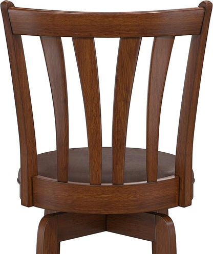 Hillsdale Savana Swivel Bar Stool, Cherry