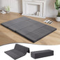 MeMoreCool Folding Foam Futon Mattress Full, Foldable Japanese Floor Mattress, Sleeping Mat Pad for Adults Guests Sleepovers, 3 in Thick Tatami Mat Portable Shikibuton, Dark Grey