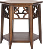 Safavieh American Homes Collection Connor Light Brown Hexagon End Table