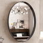 TokeShimi Oval Black Mirrors for Bathroom 22x30 Inch with Non-Rusting Aluminum Alloy Brushed Black Matte Framed for Wall Vanity Farmhouse Modern Minimalist Home Decor,Vertical or Horizontal