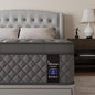King Mattress, 10 Inch Hybrid Mattresses Grey Medium Firm for Back & Lumbar Support, 100 Night Trial, Individual Pocket Spring Mattresses for Motion Isolation & Pressure Relief