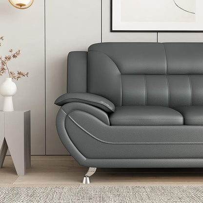 Container Furniture Direct Michael Sofa And Loveseat Gray