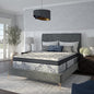 Kingsdown Passions Kelbrooke 16" Plush Euro Pillow Top Hybrid Mattress Twin, Cool Gel Memory Foam Layer Motion Isolation Quilted Top Premium Mattress