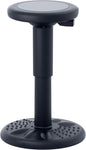 ActiveChairs Adjustable Wobble Stool, Flexible Classroom Seating, Improves Focus, Posture and Helps ADHD/ADD, Sensory Chair, Active Fidget Chairs Adjusts from 16.65" to 23.75" Ages 13-18 Black