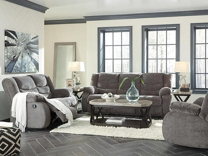 Signature Design by Ashley Loveseat Reclining, Dark Gray