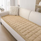 Smiry Couch Cover for Dogs Washable, Non Slip Fuzzy Pet Couch Covers for 3 Cushion Sofa Pet Friendly, Thick Soft Sofa Slipcovers Cushion Protector (Camel, 27.6" x 70.9")