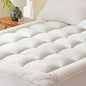 Love's cabin King Size Mattress Topper, Rayon Derived from Bamboo, 900 GSM Breathable Mattress Topper Pad, Thick Pillow Top Mattress Pad with 8"-20" Deep Pocket(78"x80")