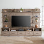 Liberty Furniture City Scape Entertainment Center with Piers - Burnished Beige