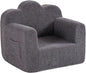 Tiita Kids Couch Plush Toddler Chair, Cloud-Like Glow in The Dark Kids Sofa Toddler Reading Chair with Washable Cover Carrying Handle, Convertible Children Sofa Chair for Girls and Boys