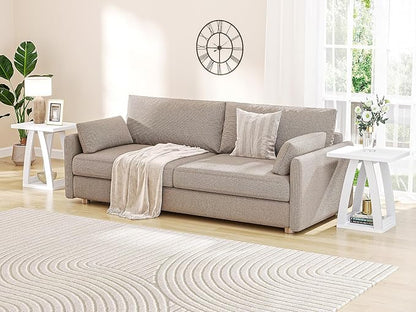 End Tables Living Room Set of 2. Side Tables Living Room. Side Table Beside Sofa. Modern End Table for Home. White End Tables Set of 2