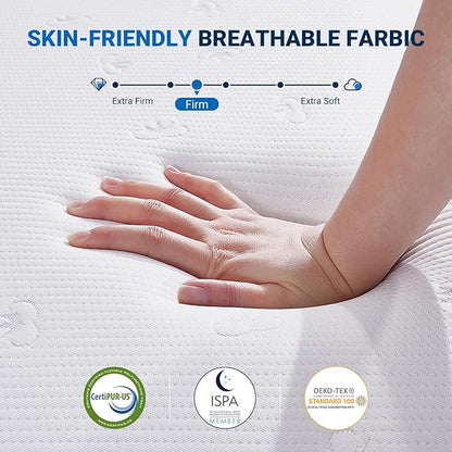 Avenco 10 Inch Full Size Mattress, Comfort Memory Foam Full Mattress in a Box for Refresh Sleep & Pressure Relief, Full Bed Mattresses CertiPUR-US Certified,Firm