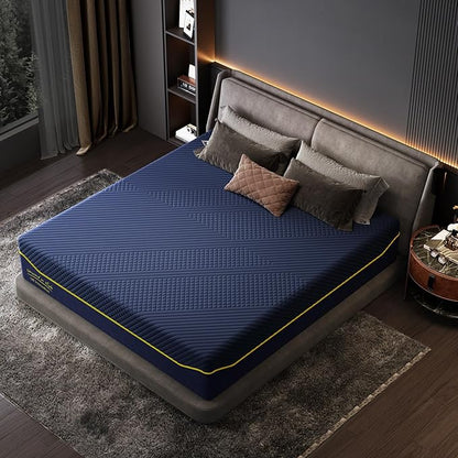 SDHYL Full Mattress, 10 Inch Gel Infused Memory Foam Mattress for Good Sleep, Bed in a Box Mid Firm CertiPUR-US Certified & Fiberglass Free, Washable Cover, 75"*54"
