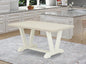 East West Furniture VT026 V-Style Dining Room Table - a Rectangle Kitchen Table Top with Stylish Legs, 36x60 Inch, Multi-Color
