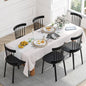 Unovivy Black Dining Chairs Set of 6, Wooden Windsor Chairs, Farmhouse Kitchen Chairs, Black Spindle Chair for Dining Room, Restaurant