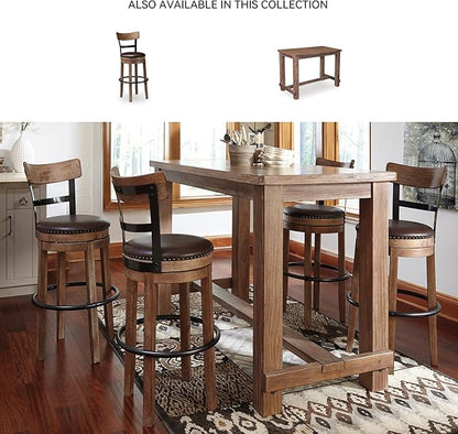 Signature Design by Ashley Pinnadel Barstool, Bar, Light Brown
