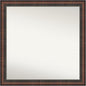 Amanti Art White Bathroom Mirror for Over Sink, 29x29 Cabinet White Narrow Square Vanity Mirror, Large Modern Frame, Hangs Horizonally and Vertically, Bathroom Wall Decor, Non-Beveled Edge