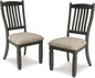 Signature Design by Ashley Tyler Creek 20" Dining Room Upholstered Chair, 2 Count, Antique Black