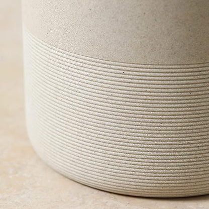 Hight Quality Polyresin Wastebasket, Garbage Receptacle Bin for Bathrooms, Powder Rooms, Kitchens, Home Offices