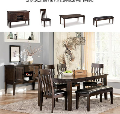 Signature Design by Ashley D596-01 Dining Side Chair, 0, Dark Brown