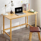 Nnewvante 47 Inch Computer Desk, Bamboo Writing Desk, Modern Simple Work Desk for Home Office, Gaming Desk Study Table