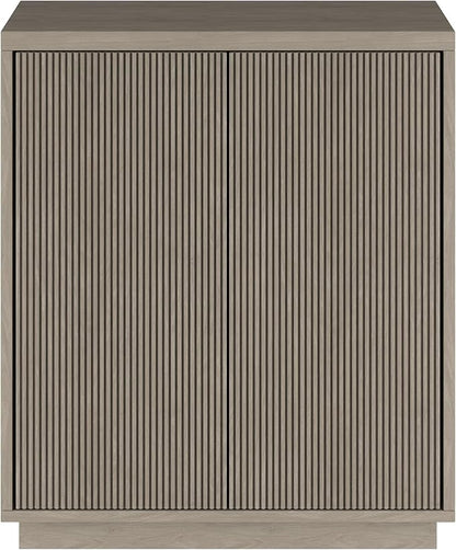 Henn&Hart 28" Wide Rectangular Accent Cabinet in Gray, for Home, Living Room, Bedroom, Entertainment Room, Office