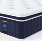 Coolvie Full Size Mattress 12 Inch, Hybrid Full Mattress in a Box, Pocket Springs with Soft Knitted Fabric Cover for a Cool Sleep & Pressure Relief, Medium Firm Feel with Motion Isolation