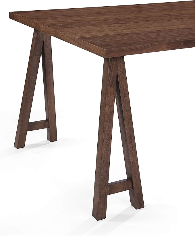 Christopher Knight Home Benson Mid-Century Modern 7 Piece Dining Set, Light Beige and Walnut