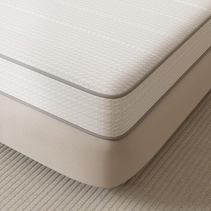 Novilla Twin Mattress, 8 Inch Twin Size Mattresses in a Box with Smarts™ Coil for Pressure Relief, Medium Firm Foam and Spring Hybrid Colchones with CertiPUR-US Certified for Kid for Kidss