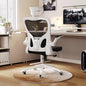 Ergonomic Office Chair, High-Back Mesh Computer Desk Chair with Adjustable Height, Lumbar Support, Flip-Up Armrests,headrest，and Swivel Rolling Design for Home and Office Use
