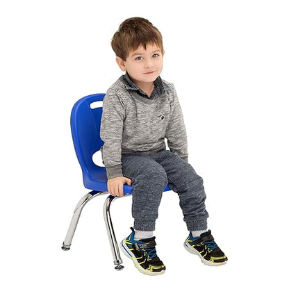 Learniture LNT-110-CSW-AS Structure Series Preschool Chairs, Red, green, Yellow, Blue (Pack of 4)