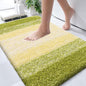 OLANLY Bathroom Rugs Mat 30x20, Extra Soft Absorbent Microfiber Bath Rugs, Rubber Backing, Quick Dry, Machine Washable Bath Mats for Bathroom Floor, Tub and Shower, Home Decor Accessories, Olive Green