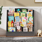 TOETOL 5-Tier Kids Bookshelf - Toddler Book Display Shelves for Classrooms, Playrooms, and Nursery - Wooden Children Book Rack (Gray Wash)