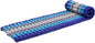 Leewadee - Foldable Floor Mattress - Japanese Roll Up Futon -Trifold Tatami Mat- Guest Floor Bed - Camping Mattress - Thai Massage Mat, Kapok Filled, 75 x 20 inches, Blue