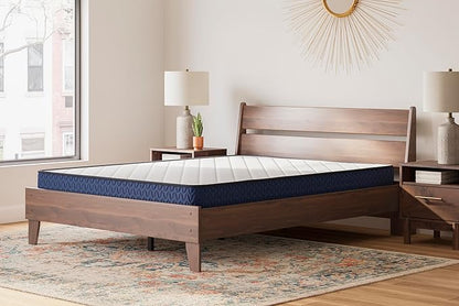 Signature Design by Ashley Queen Size Medium Firm 6 Inch Memory Foam Mattress with Breathable Quilted Cover, Fiberglass Free, Mattress in A Box