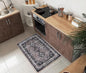 Keen Home Design 2x3 Rug - Machine Washable Entry Rug with Non-Slip Backing, Ideal for Enteryway, Kitchen, Bathroom, Laundry Room - Vintage, Easy Clean, Durable, Low Pile Rug - (2' x 3')