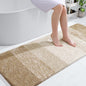 OLANLY Bathroom Runner Rugs 59x24, Extra Soft Absorbent Microfiber Bath Rugs, Rubber Backing, Quick Dry, Machine Washable Bath Mats for Bathroom Floor, Tub and Shower, Home Decor Accessories, Tan