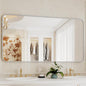30x55 Wall-Mounted Mirrors,Silver Bathroom Mirror,Mirror for Bathroom,Espejo para baño,Bathroom Mirrors Pair,Bathroom Vanity Mirror