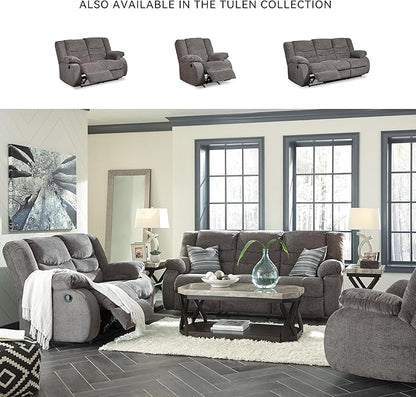 Signature Design by Ashley Loveseat Reclining, Dark Gray