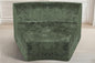 Homguava Modular Sectional Sofa, Memory Foam Couch Single Sofa Chair with Deep Seat, Modern Upholstered Sofa Couches for Living Room Apartment Office, No Assembly Required, Green