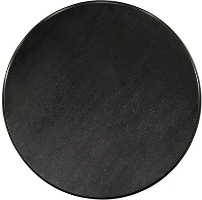 East West Furniture ANVA5-BLK-W 5 Piece Modern Dining Table Set Includes a Round Kitchen Table with Pedestal and 4 Dining Room Chairs, 36x36 Inch, Black