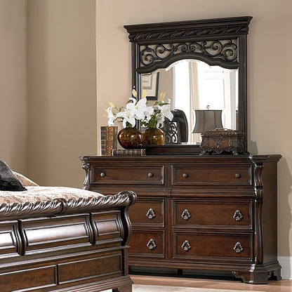 Liberty Furniture Industries Arbor Place Bedroom Landscape Mirror, 46" x 3" x 45", Brownstone Finish