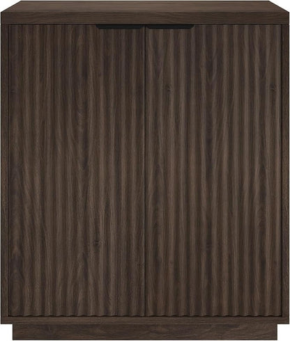 Henn&Hart 28" Wide Rectangular Accent Cabinet in Alder Brown, for Home, Living Room, Bedroom, Entertainment Room, Office