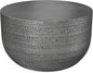 SIMPLIHOME Johnsen 30-inch Wide Metal Drum Coffee Table in Antique Silver, Boho-Style Cocktail Table for Living Room or Family Room, Assembled