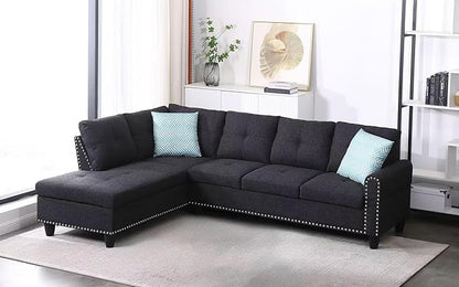 Evan Sectional Sofa for Living Room, Apartment, Bedroom, Office