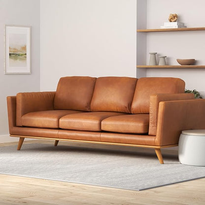 Poly & BARK Cádiz 90" Sofa in Bourbon Tan