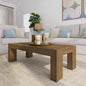 Plank+Beam Modern Rectangular Coffee Table, 48", Medium Sized Coffee Table, Center Tables for Small Spaces, Living Space Medium Tea Table, Pecan Wirebrush